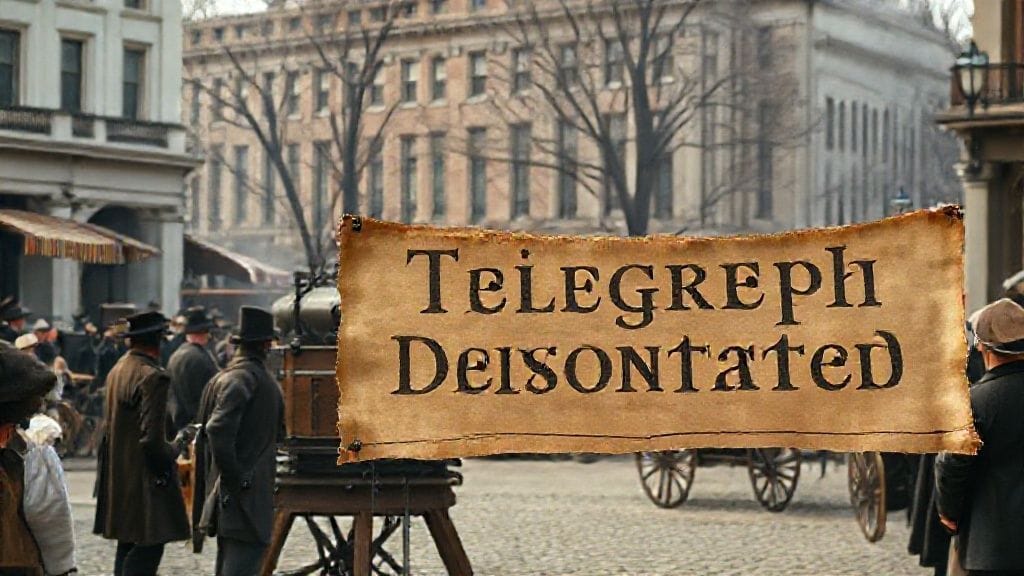 Telegraph Demonstrated, Washington D.C., USA | 1837-09-04