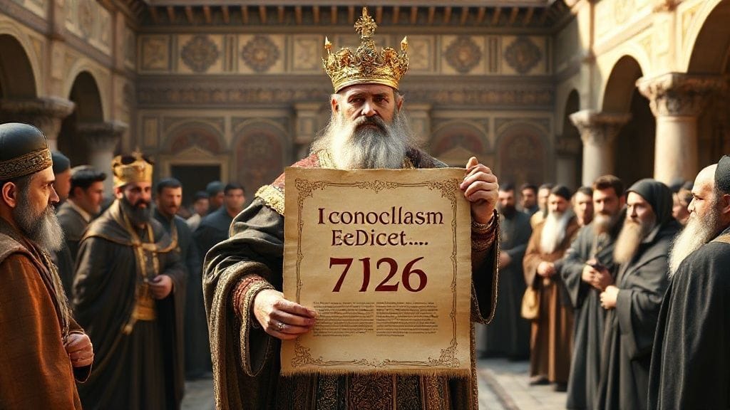 Iconoclasm Edict of Leo III Issued, Constantinople | 726