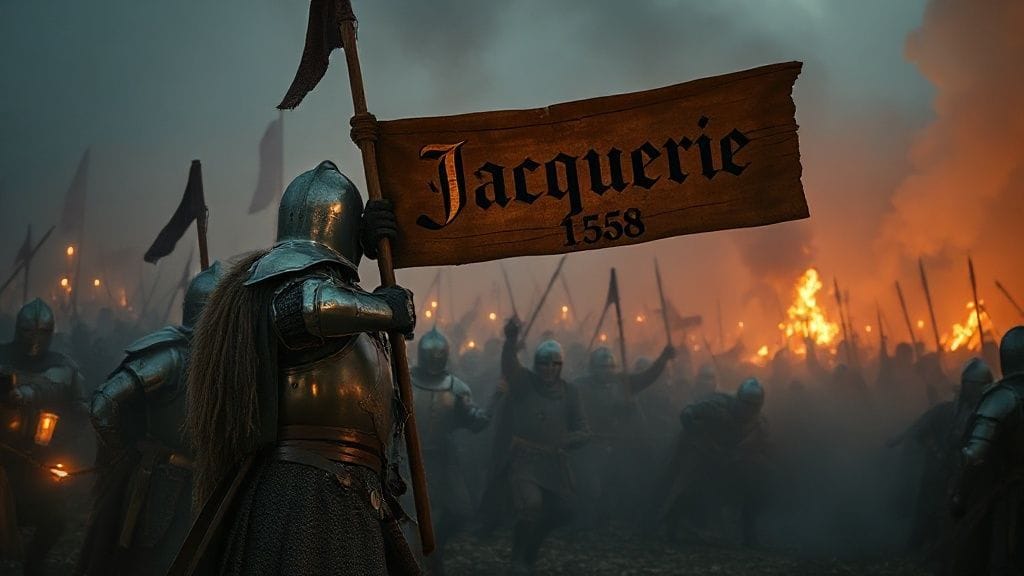 Jacquerie Suppressed (state response), Île-de-France, France | 1358