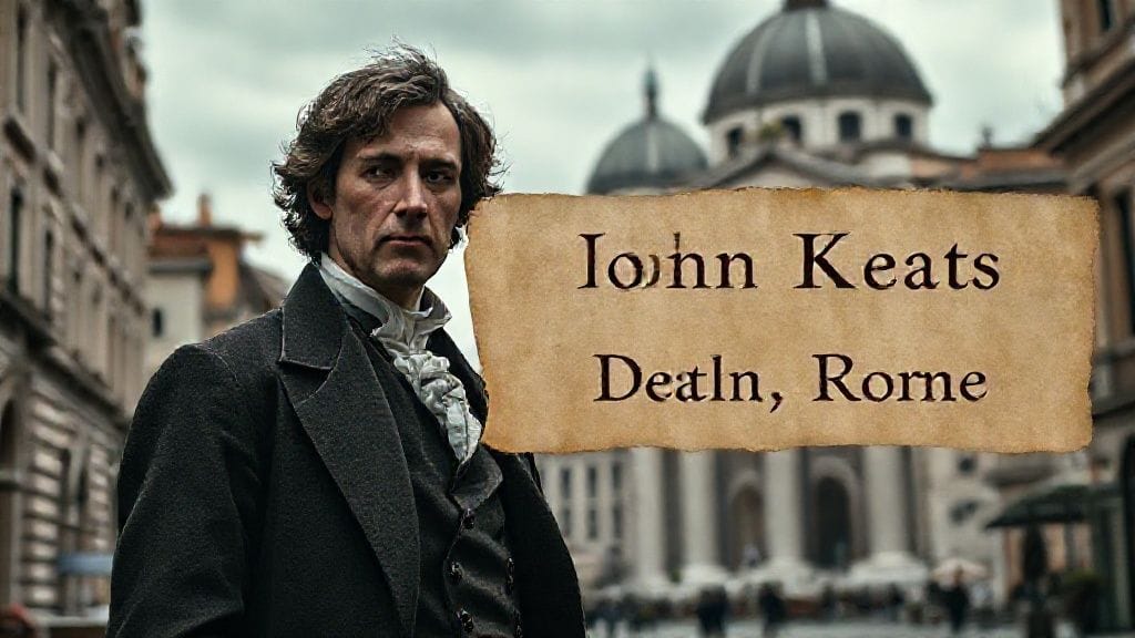 John Keats — Death, Rome, Papal States | 1821-02-23 2 John Keats — Death, Rome, Papal States | 1821-02-23