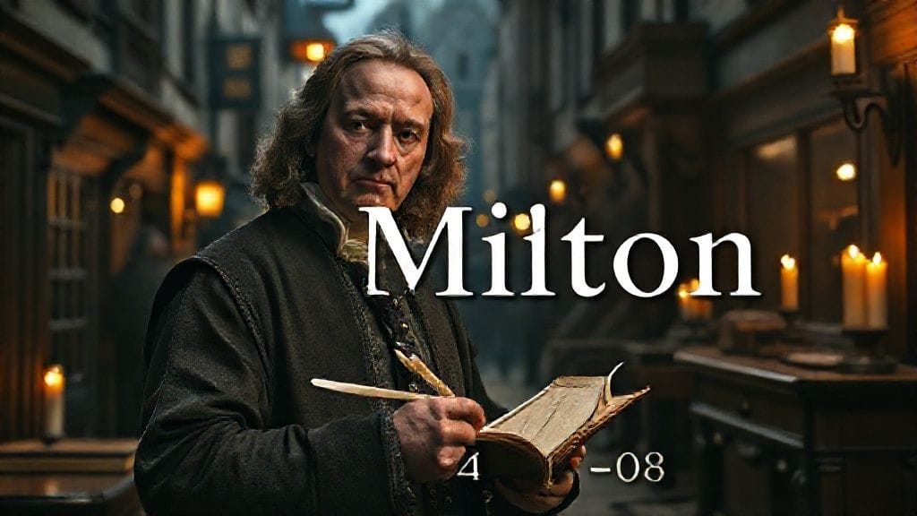 John Milton — Death, London, England | 1674-11-08