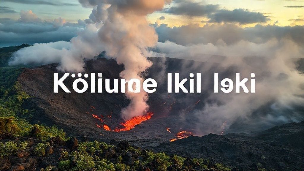Kīlauea Iki Eruption, Hawaiʻi, USA | 1959
