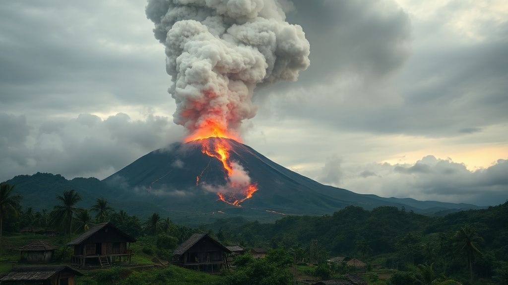 Kelud Eruption, East Java, Indonesia | 1919