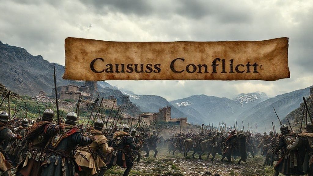 Khazar–Caliphate Conflicts along Caucasus Gates, Derbent, Caucasus | 8th c.