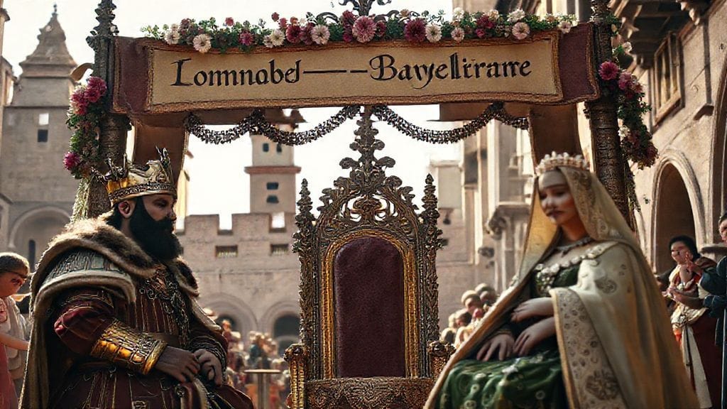 King Authari Marries Theodelinda (Lombard–Bavarian Alliance), Verona, Italy | 589