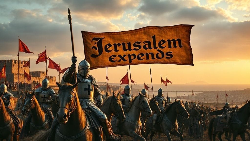 King Baldwin I Expands Jerusalem’s Frontiers, Arsuf–Acre, Levant | 1100s