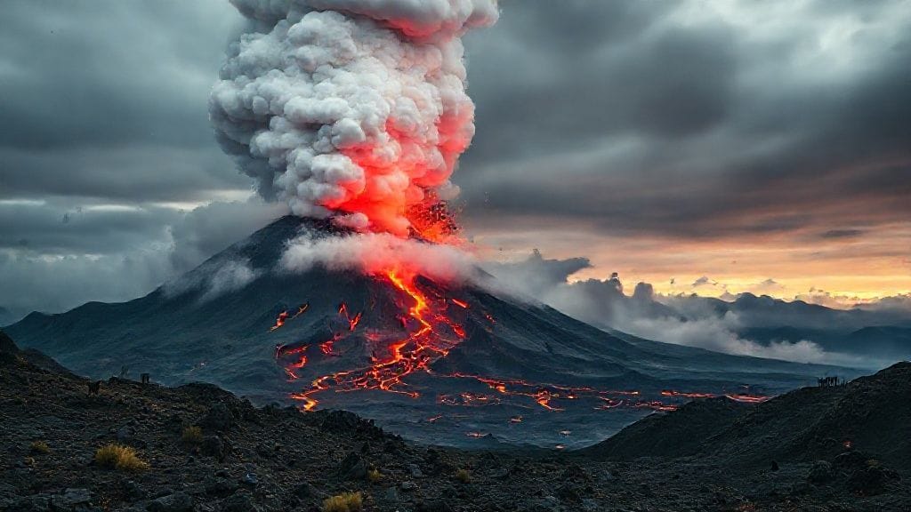 Klyuchevskoy Eruption, Kamchatka, Russia | 2013