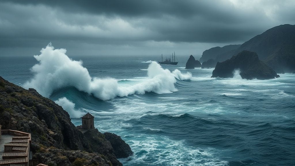 Kolumbo Tsunami, Aegean Sea, Greece | 1650-09-29