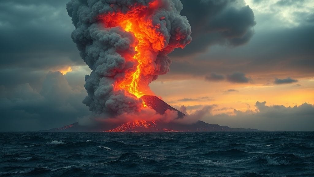 Krakatau Eruption, Sunda Strait, Indonesia | 1883-08-26–27
