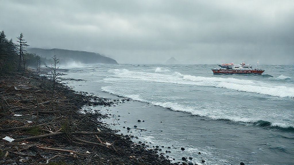 Kuril Islands Tsunami, Russia | 2007-01-13