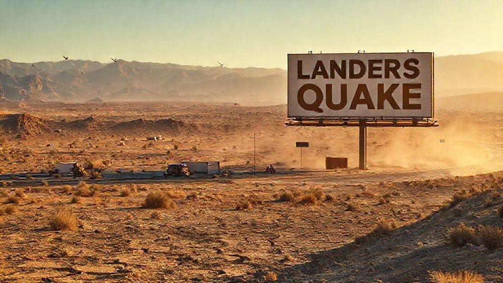 Landers Earthquake, California, USA | 1992-06-28