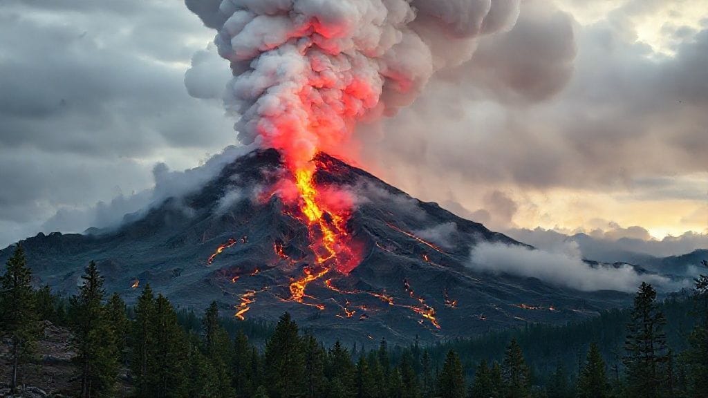 Lassen Peak Eruption, California, USA | 1915-05