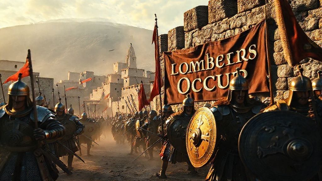 Lombards Occupy Spoleto and Benevento, Central & Southern Italy | 570s