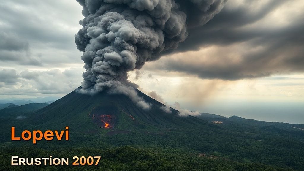 Lopevi Eruption, Vanuatu | 2007