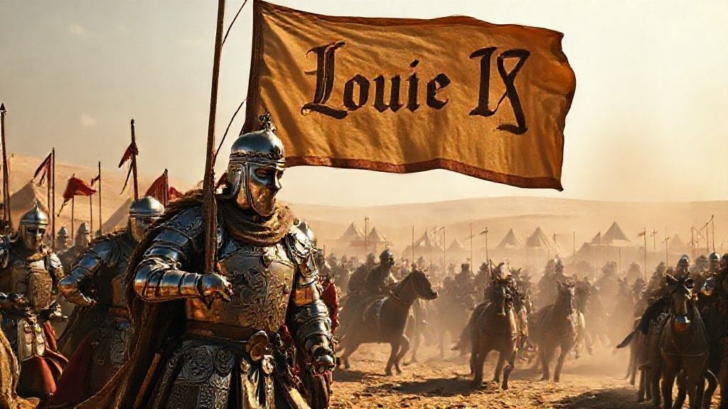 Louis IX Captured at Fariskur, Fariskur, Egypt | 1250-04-06