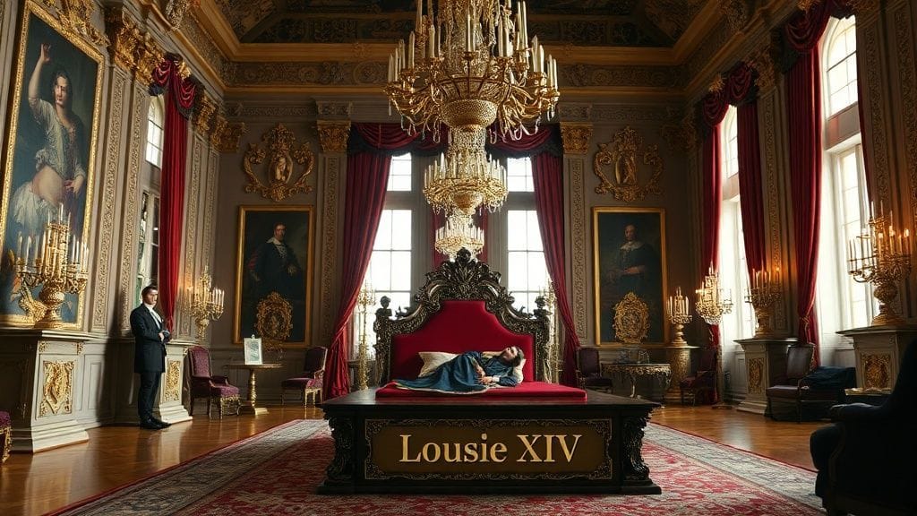 Louis XIV — Death, Versailles, France | 1715-09-01