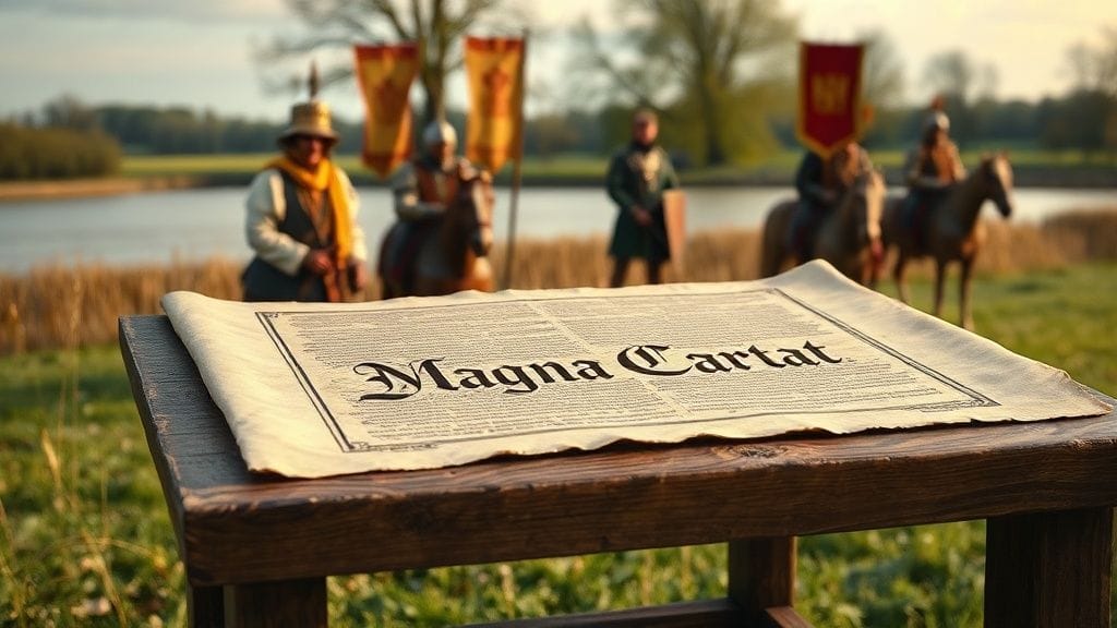 Magna Carta Sealed, Runnymede, England | 1215-06-15