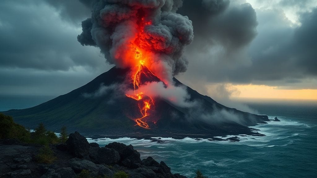 Mayor Island (Tuhua) Eruption, Bay of Plenty, New Zealand | 1300s
