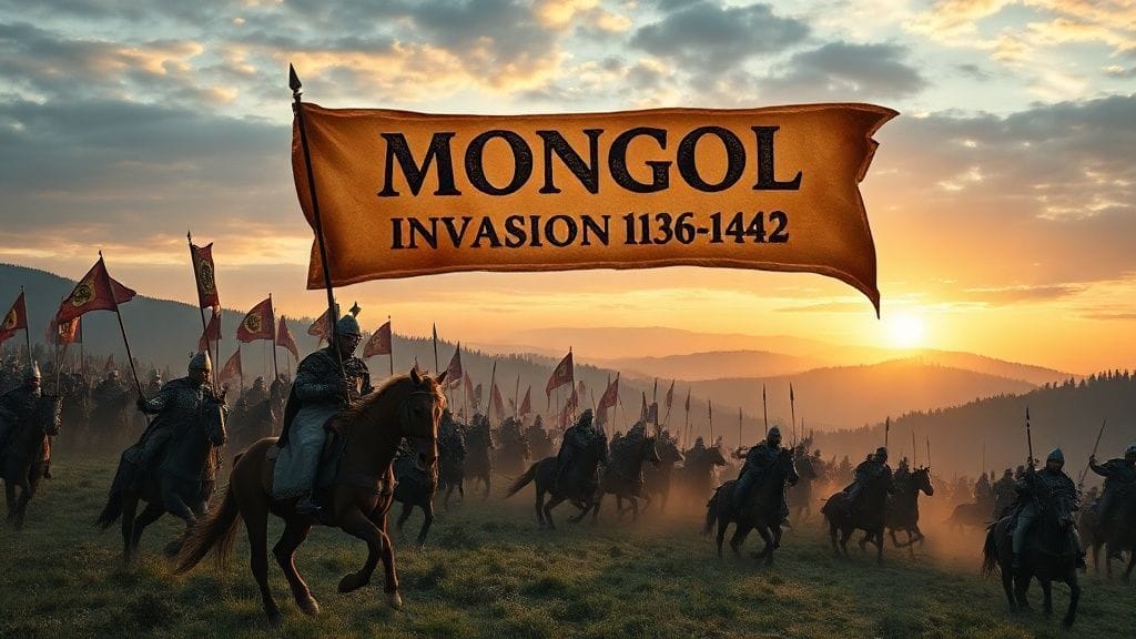 Mongol Invasion of Europe Begins in Earnest, Volga–Carpathians | 1236–1242