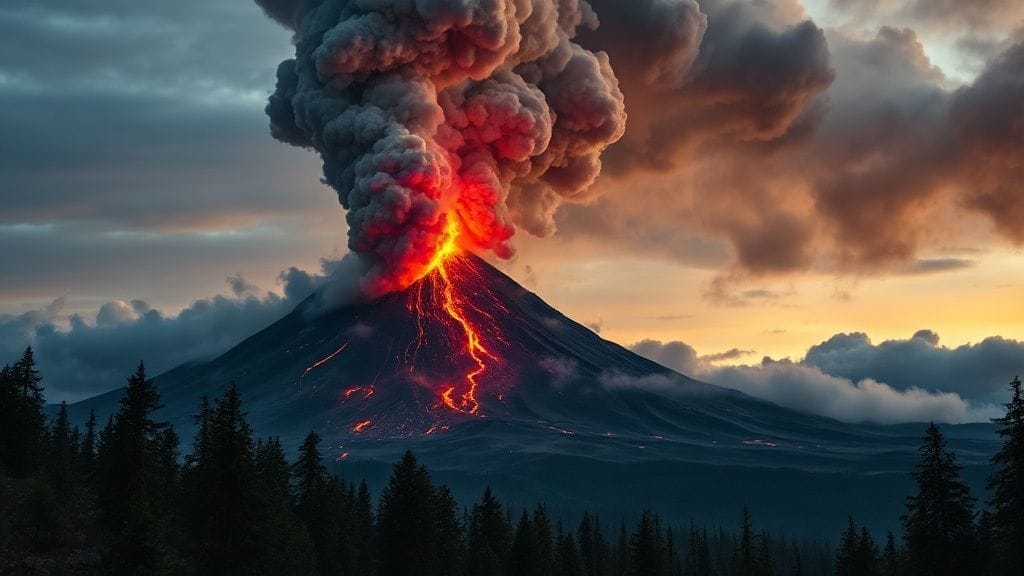Mount Hood Eruption, Oregon, USA | 1865–1866