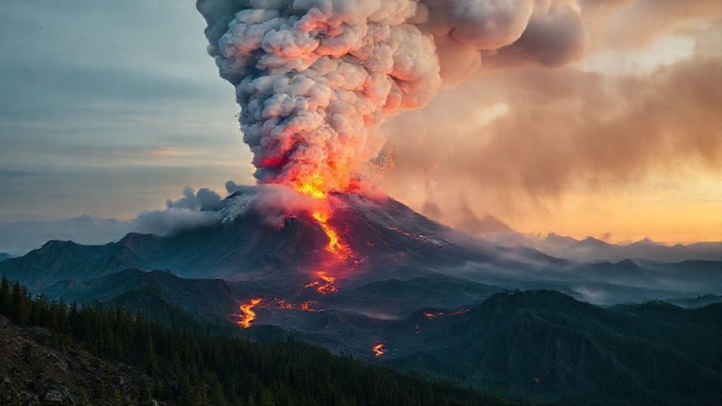 Mount St. Helens Eruption, Washington, USA | 1980-05-18