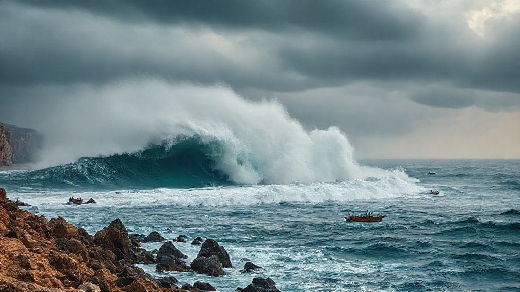 Oman Coast Tsunami, Arabian Sea | 1945-11-28