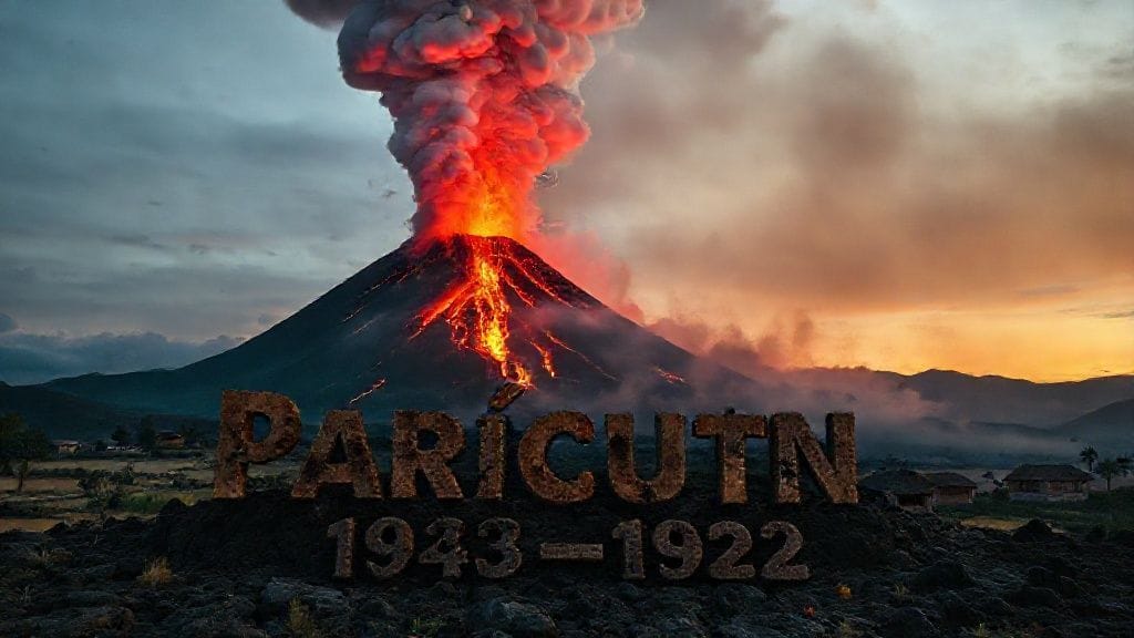 Parícutin Eruption, Michoacán, Mexico | 1943–1952