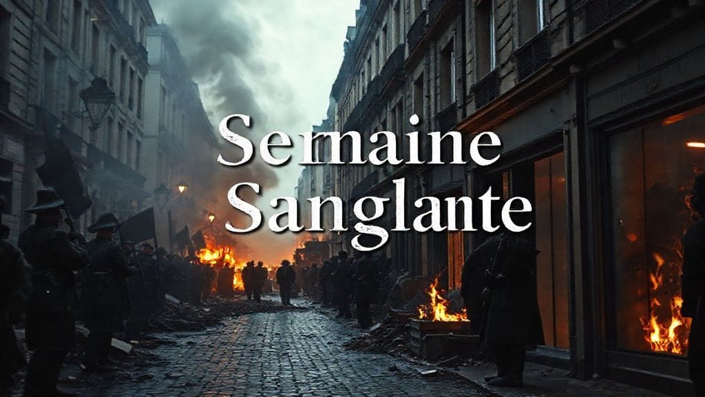Paris Commune Suppressed (Semaine Sanglante), Paris, France | 1871-05-28