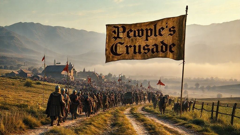 People’s Crusade Sets Out, Cologne–Hungary–Anatolia | 1096