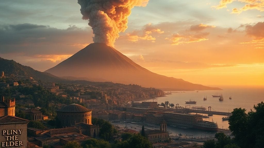 Pliny the Elder — Death (Vesuvius), Stabiae, Italy | 79-08/09