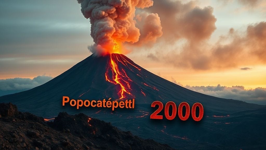 Popocatépetl Eruption, Mexico | 2000-12