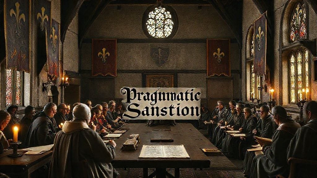 Pragmatic Sanction of Bourges Limits Papal Power, Bourges, France | 1438