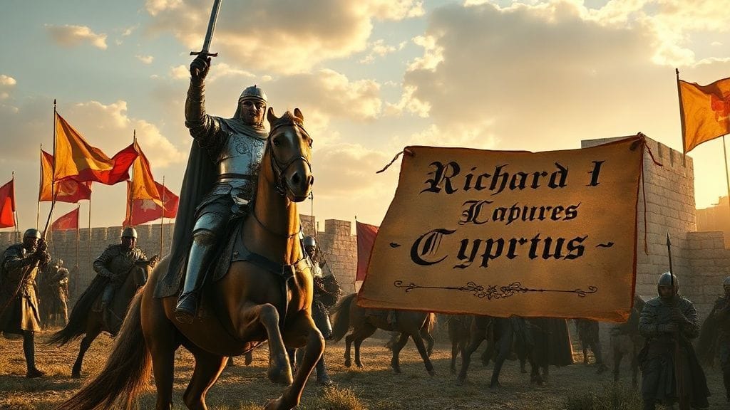 Richard I Captures Cyprus from Isaac Komnenos, Limassol, Cyprus | 1191-05