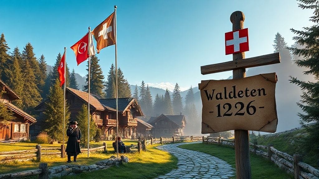 Rise of Swiss Waldstätten Alliance (precursors), Uri–Schwyz–Unterwalden | 1291