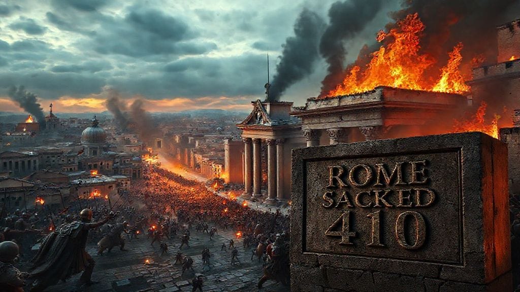 Rome Sacked by Alaric’s Visigoths, Rome, Italy | 410-08-24