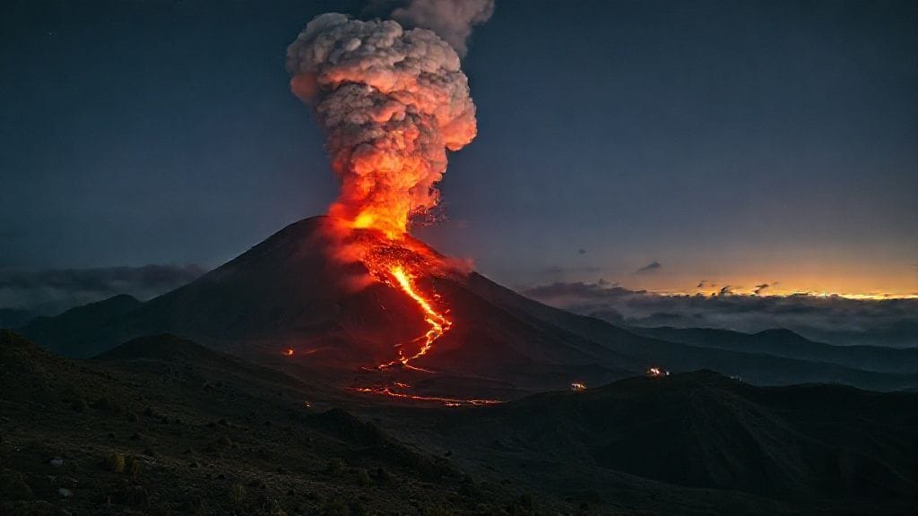 Ruapehu Eruption, North Island, New Zealand | 1995–1996