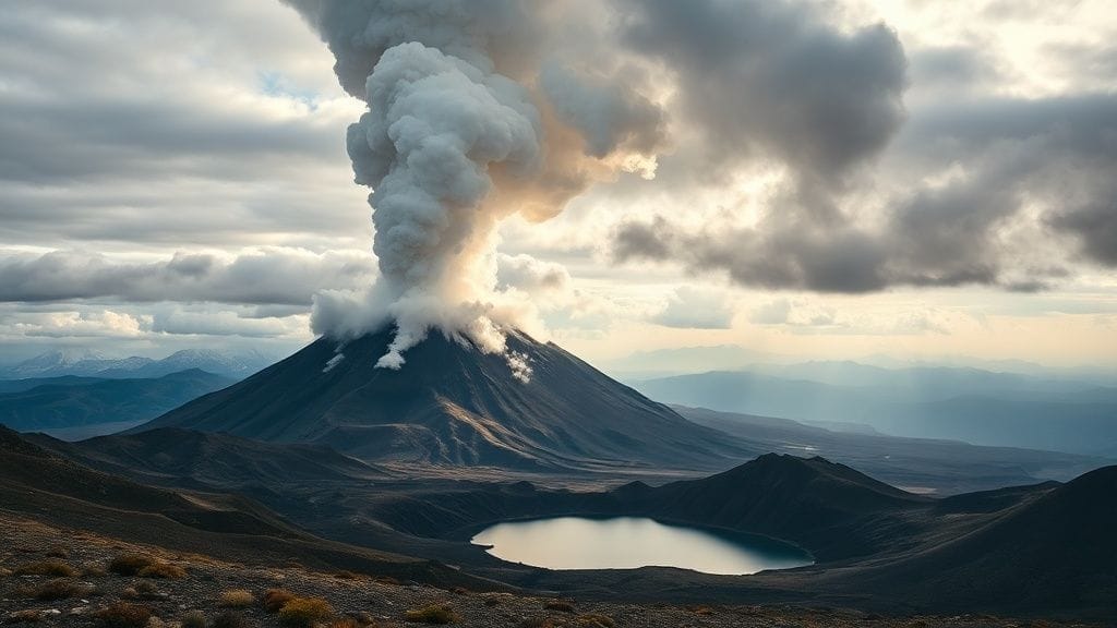Ruapehu Eruption, North Island, New Zealand | 2007-09