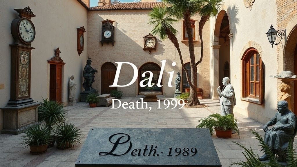 Salvador Dalí — Death, Figueres, Spain | 1989-01-23