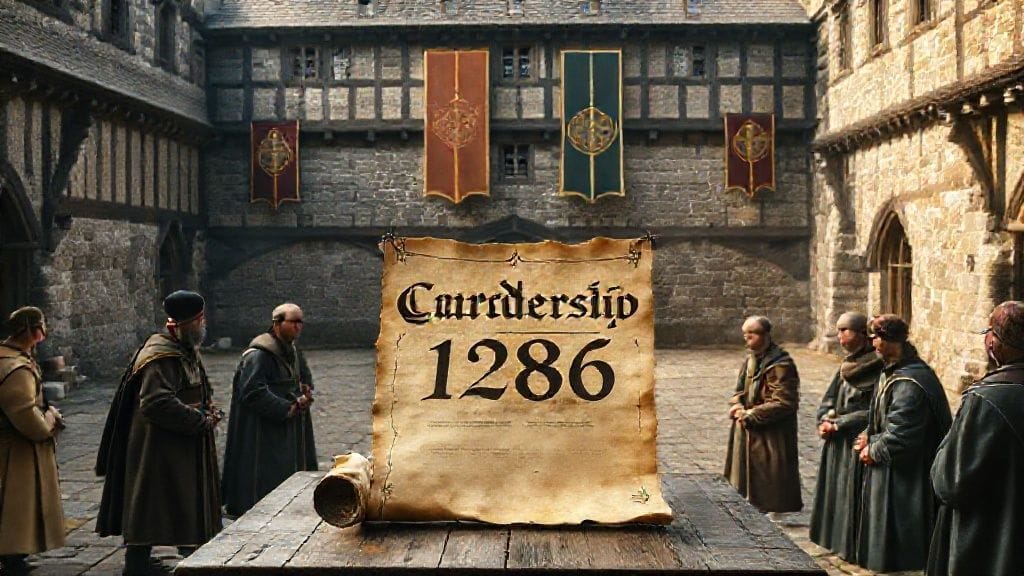 Scottish Guardianship After Death of Alexander III, Scone, Scotland | 1286