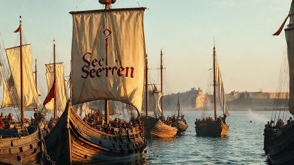 Seventh Crusade Sails to Egypt, Aigues-Mortes–Damietta | 1248–1249