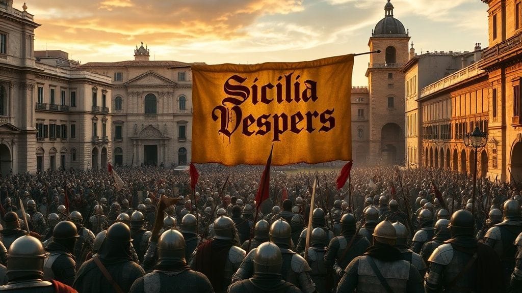 Sicilian Vespers Expel Angevins, Palermo, Sicily | 1282-03-30