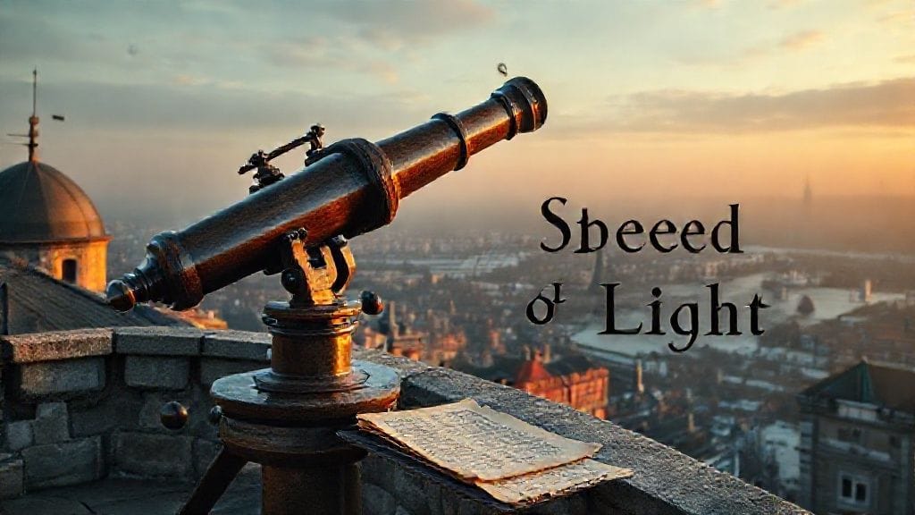 Speed of Light Estimated, Copenhagen, Denmark | 1676