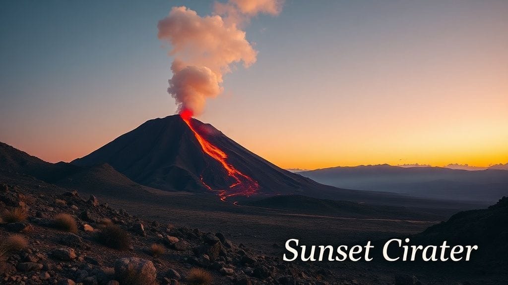 Sunset Crater Eruption, Arizona, USA | 1085
