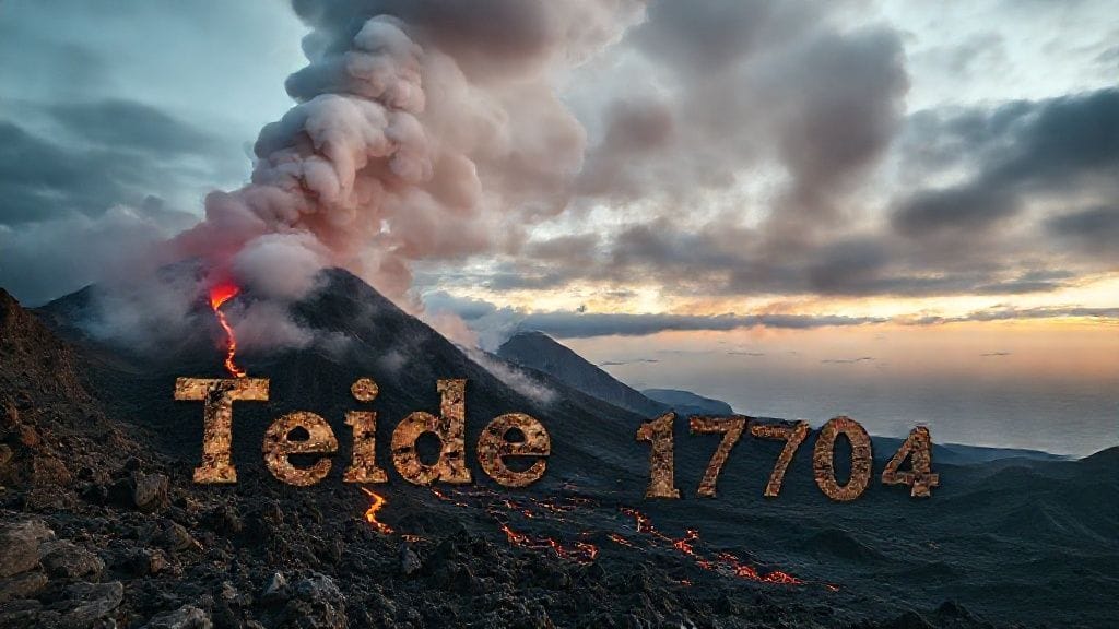 Teide (Chinyero) Eruption, Tenerife, Canary Islands, Spain | 1704–1705