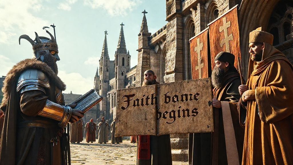 Æthelberht Receives Christianity; Canterbury Seat Established, Canterbury, Kent | 597–598