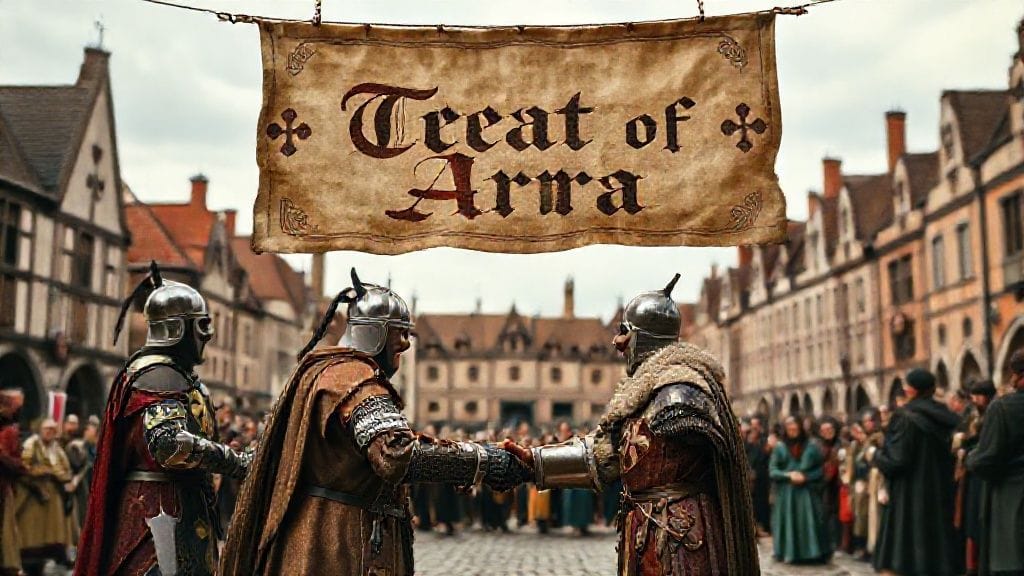 Treaty of Arras Reconciles France and Burgundy, Arras, France | 1435-09-21