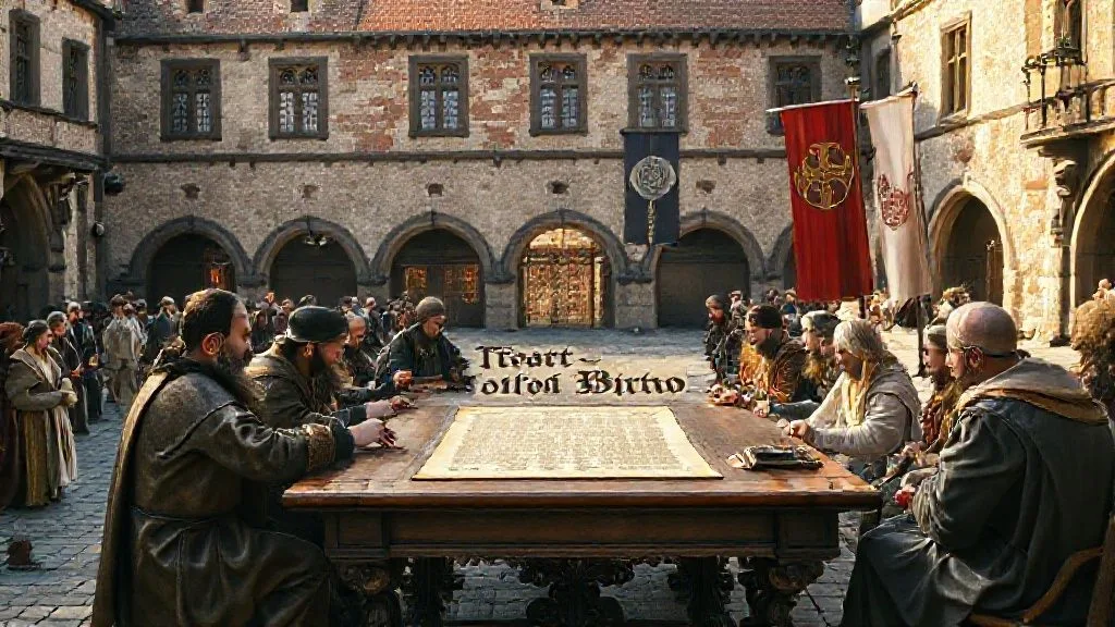 Treaty of Brno Ends Luxembourg–Habsburg Strife, Brno, Moravia | 1320s