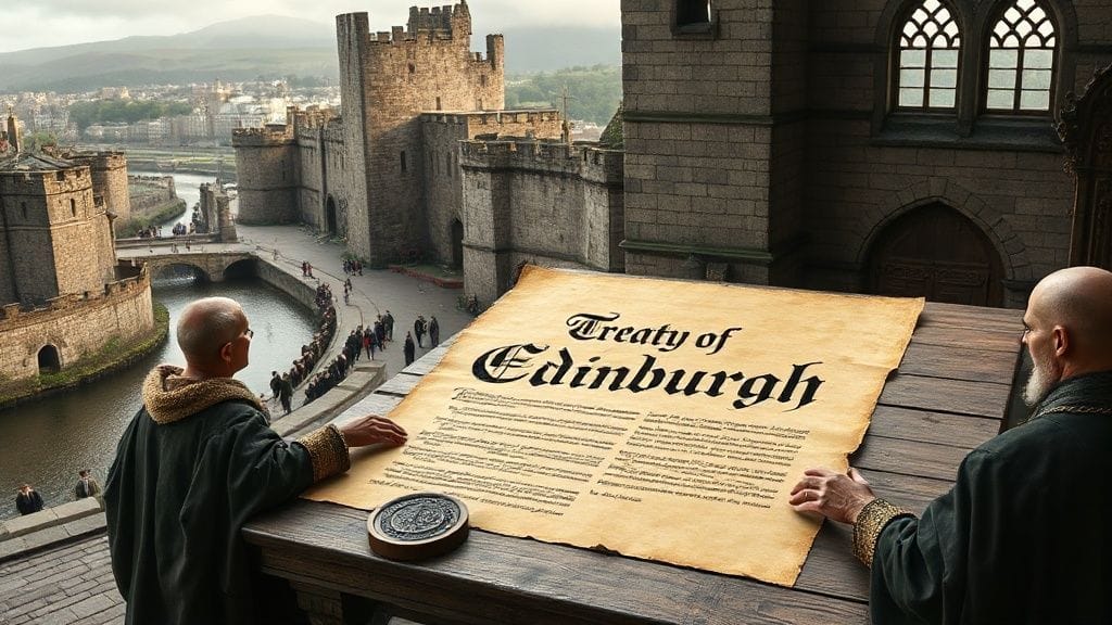 Treaty of Edinburgh–Northampton Recognizes Scotland, Edinburgh, Scotland | 1328-03-17