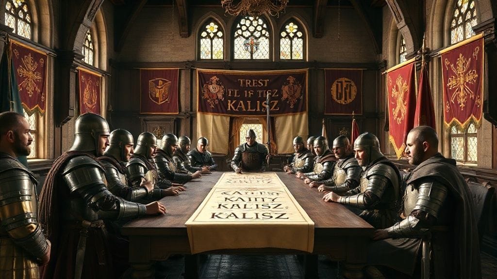 Treaty of Kalisz Ends Polish–Teutonic War, Kalisz, Kingdom of Poland | 1343-07-08