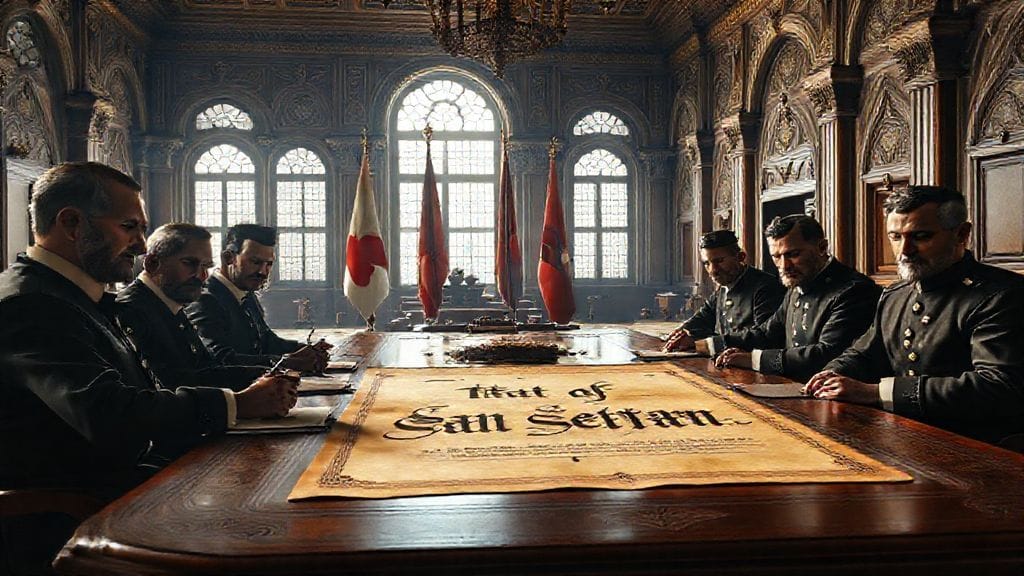 Treaty of San Stefano Signed, San Stefano (Yeşilköy), Ottoman Empire | 1878-03-03